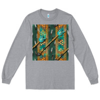 Heather Grey aztec and arrow Long Sleeve Tee - BundleAndBundleShop