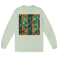 Matcha aztec and arrow Long Sleeve Tee - BundleAndBundleShop