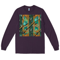 Plum aztec and arrow Long Sleeve Tee - BundleAndBundleShop