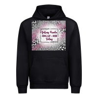 Black feeling kinda idgaf ish today with leopard Urban Hoodie - TumblerDesignByShophia