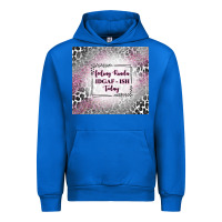 Cobalt feeling kinda idgaf ish today with leopard Urban Hoodie - TumblerDesignByShophia