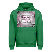 Emerald feeling kinda idgaf ish today with leopard Urban Hoodie - TumblerDesignByShophia