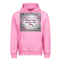 Fuchsia Pink feeling kinda idgaf ish today with leopard Urban Hoodie - TumblerDesignByShophia