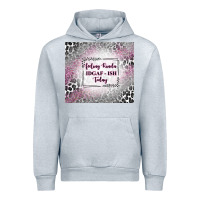 Heather Grey feeling kinda idgaf ish today with leopard Urban Hoodie - TumblerDesignByShophia