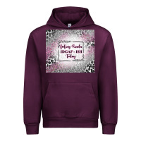 Mauve Wine feeling kinda idgaf ish today with leopard Urban Hoodie - TumblerDesignByShophia