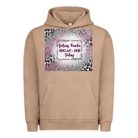 Pigment Burro feeling kinda idgaf ish today with leopard Urban Hoodie - TumblerDesignByShophia