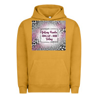 Pigment Peanut Butter feeling kinda idgaf ish today with leopard Urban Hoodie - TumblerDesignByShophia