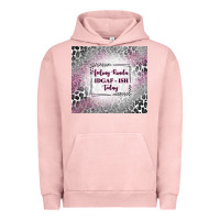 Pigment Salmon feeling kinda idgaf ish today with leopard Urban Hoodie - TumblerDesignByShophia