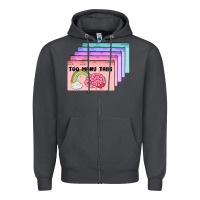 Smoke too many tabs Zipper Hoodie - MaliasSmallBusiness