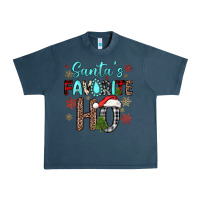 Midnight Navy santa s favorite ho Urban Heavy Tee - JahusDesignShop