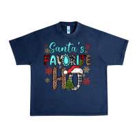 Navy santa s favorite ho Urban Heavy Tee - JahusDesignShop