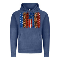 Vintage Denim Back to blue brushstroke 4th of july Vintage Hoodie - CowGirlArtShop