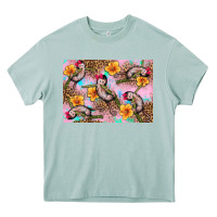 Arona Baby monkey flowers Heavy Core Tee - Artiststas