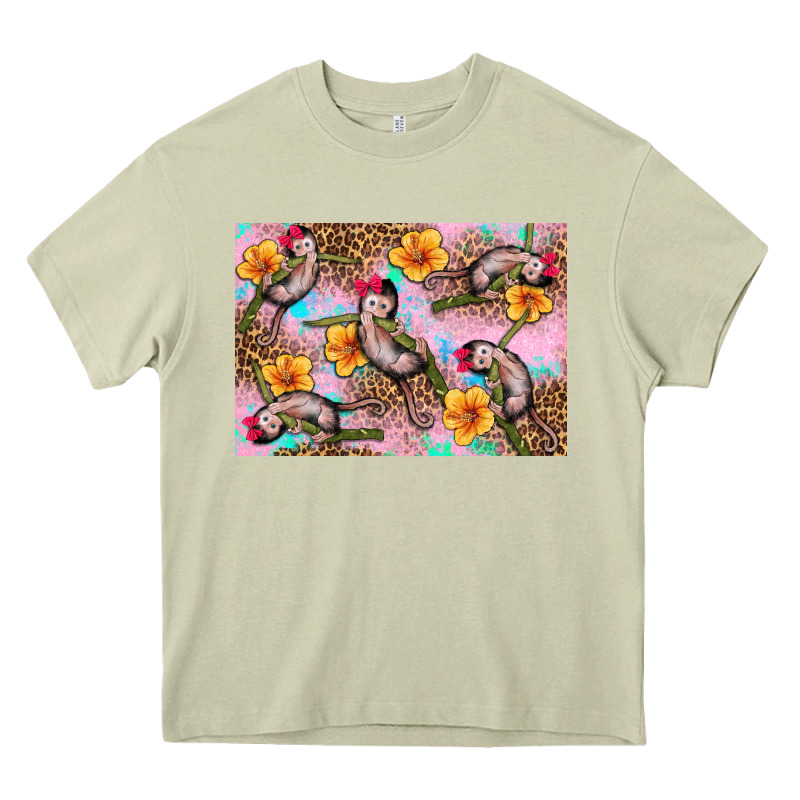 Baby Monkey Flowers Heavy Core Tee by Artiststas | Teevron