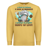 Antique Gold A Pinch Of Patience a Das Of Kindness Premium Sweatshirt - MaliasSmallBusiness