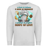 Dove Grey A Pinch Of Patience a Das Of Kindness Premium Sweatshirt - MaliasSmallBusiness