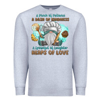 Heather Grey A Pinch Of Patience a Das Of Kindness Premium Sweatshirt - MaliasSmallBusiness