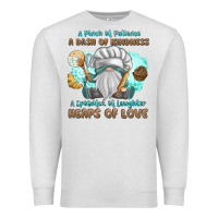 Oatmeal Heather A Pinch Of Patience a Das Of Kindness Premium Sweatshirt - MaliasSmallBusiness