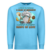 Ocean Blue A Pinch Of Patience a Das Of Kindness Premium Sweatshirt - MaliasSmallBusiness