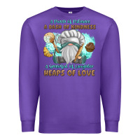 Purple A Pinch Of Patience a Das Of Kindness Premium Sweatshirt - MaliasSmallBusiness