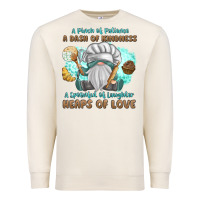 Sandshell A Pinch Of Patience a Das Of Kindness Premium Sweatshirt - MaliasSmallBusiness