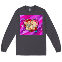 Smoke valentines day playing cards and pearl watercolor Long Sleeve Tee - AdoDesignShop