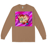 Toasted Coconut valentines day playing cards and pearl watercolor Long Sleeve Tee - AdoDesignShop