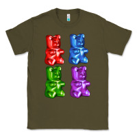 Army Green jellybear Classic Tee - AdoDesignShop