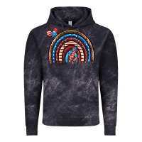 Cloud Black American rainbow Vintage Hoodie - Neo Western