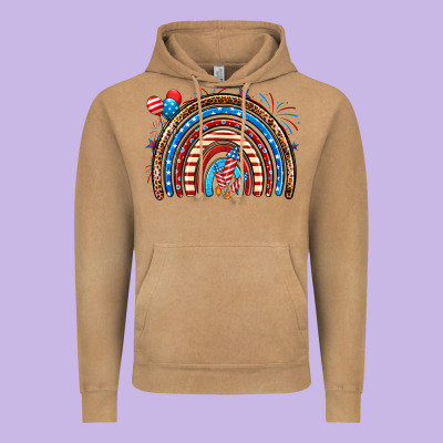 American Rainbow Vintage Hoodie Designed By Neo Western