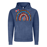 Vintage Denim American rainbow Vintage Hoodie - Neo Western