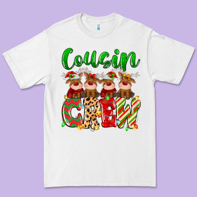 Premium Tee cousin crew christmas deer