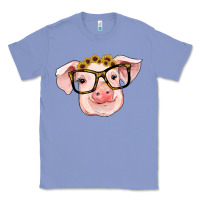 Colony Blue sunflowers with pig Classic Tee - RanaPortraitStore