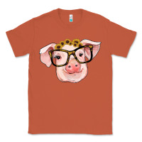 Copper sunflowers with pig Classic Tee - RanaPortraitStore