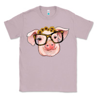 Lilac sunflowers with pig Classic Tee - RanaPortraitStore