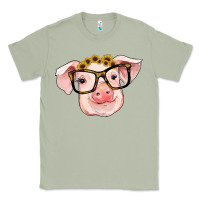 Matcha sunflowers with pig Classic Tee - RanaPortraitStore