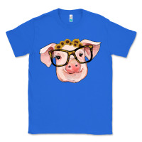 True Royal sunflowers with pig Classic Tee - RanaPortraitStore
