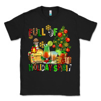 Black full of holiday spirit Classic Tee - AdoDesignShop