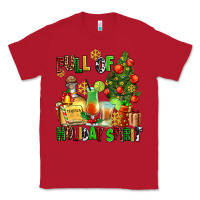 Red full of holiday spirit Classic Tee - AdoDesignShop
