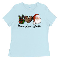 Baby Blue peace love eagles royal blue Ladies Tee - AdoDesignShop