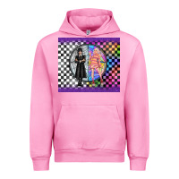 Fuchsia Pink gothic girl horror family Urban Hoodie - TumblerDesignByShophia