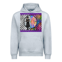 Heather Grey gothic girl horror family Urban Hoodie - TumblerDesignByShophia