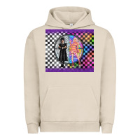 Pigment French Oak gothic girl horror family Urban Hoodie - TumblerDesignByShophia
