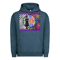 Pigment Midnight Navy gothic girl horror family Urban Hoodie - TumblerDesignByShophia