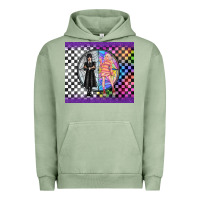 Pigment Oil Green gothic girl horror family Urban Hoodie - TumblerDesignByShophia