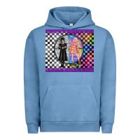 Pigment Pebble Blue gothic girl horror family Urban Hoodie - TumblerDesignByShophia