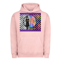 Pigment Salmon gothic girl horror family Urban Hoodie - TumblerDesignByShophia