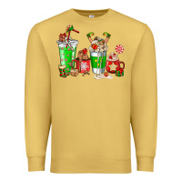 Antique Gold Elf coffee cups Premium Sweatshirt - NancyCooperArtShop