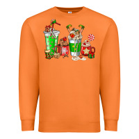 Carrot Elf coffee cups Premium Sweatshirt - NancyCooperArtShop