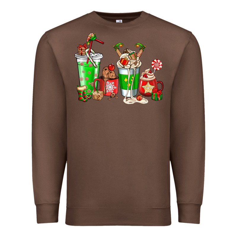 Elf Coffee Cups Premium Sweatshirt by NancyCooperArtShop | Teevron